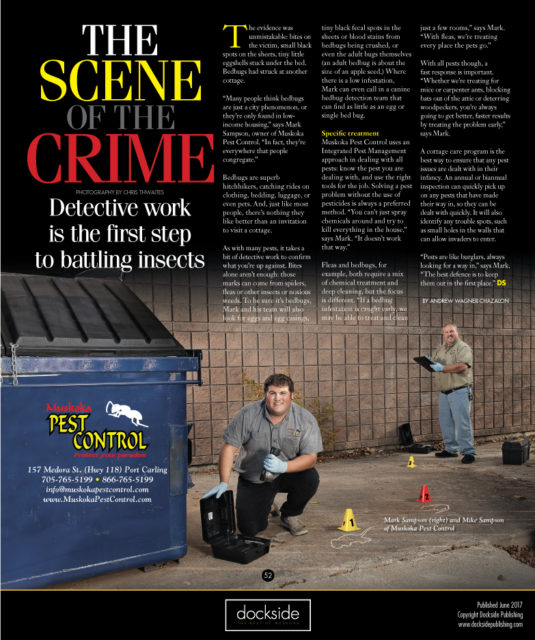 The Scene of the Crime - Detective work is the first step to battling insects, bedbugs and other pests