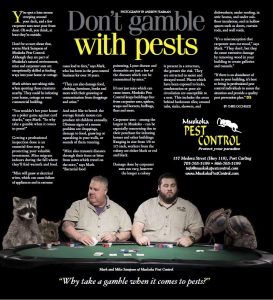 Don't gamble with Pests!